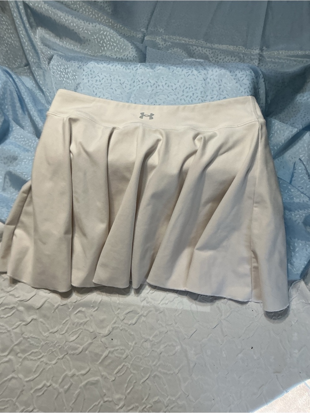 Under Armour Women's Pleated Athletic Skirt in Light Beige